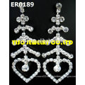 designer charm rhinestone earring